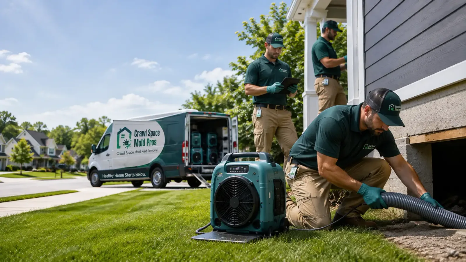 Crawl Space Mold Removal in Columbia, IL